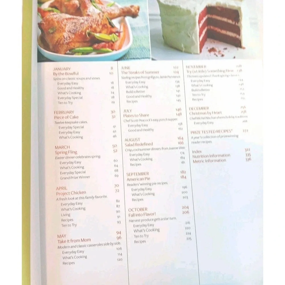 VTG Better Homes Gardens Annual Recipes‎ 1st Edition 1998 Cookbook